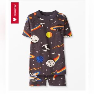Hanna Andersson space pajamas size 10